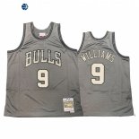 Camisetas NBA Chicago Bulls Patrick Williams Gris Hardwood Classics