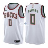 Camisetas NBA de Gary Payton II Milwaukee Bucks Retro Blanco 17/18
