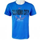 Camisetas NBA Oklahoma City Thunder Nike Azul Negro