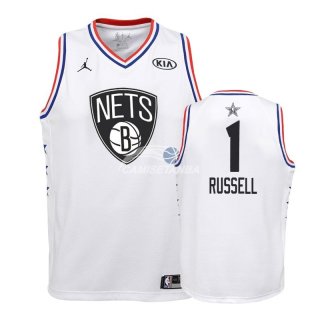 Camisetas de NBA Ninos DAngelo Russell 2019 All Star Blanco