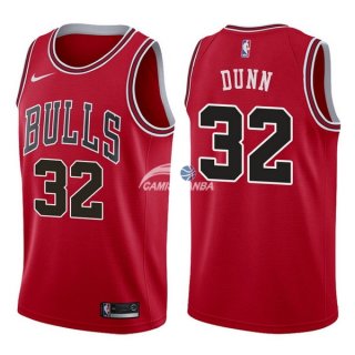Camisetas NBA de Kris Dunn Chicago Bulls Rojo Icon 17/18