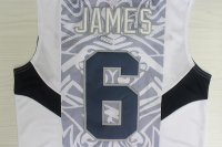 Camisetas NBA de James USA 2008 Blanco