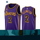 Camisetas NBA Nike Los Angeles Lakers NO.2 Wayne Ellington Purpura Statement 2022-23