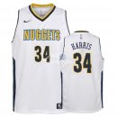 Camiseta NBA Ninos Denver Nuggets Devin Harris Blanco Association 2018