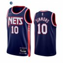 Camisetas NBA Nike Brooklyn Nets NO.10 Ben Simmons 75th Marino Ciudad 2022