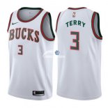 Camisetas NBA de Jason Terry Milwaukee Bucks Retro Blanco 17/18