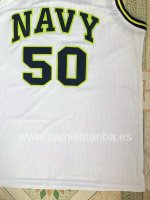 Camisetas NCAA Navy David Robinson Blanco