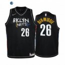 Camiseta NBA Ninos Brooklyn Nets Spencer Dinwiddie Negro Ciudad 2020-21