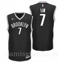 Camisetas NBA de Jeremy Lin Brooklyn Nets Negro