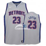 Camiseta NBA Ninos Detroit Pistons Blake Griffin Gris Statement 17/18