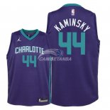 Camiseta NBA Ninos Charlotte Hornets Frank Kaminsky Púrpura Statement 2018