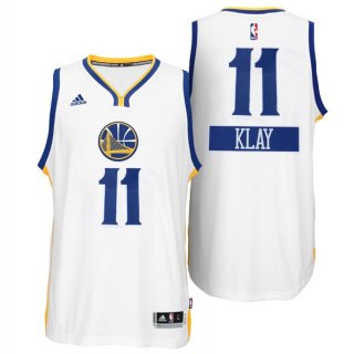 Camisetas NBA Golden State Warriors 2014 Navidad Klay Blanco