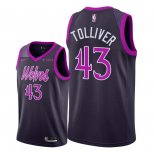 Camisetas NBA de Anthony Tolliver Minnesota Timberwolves Purpura Ciudad 18/19