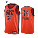 Camisetas NBA Edición ganada Oklahoma City Thunder Kenrich Williams Naranja 2020-21