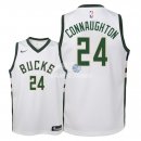 Camisetas de NBA Ninos Milwaukee Bucks Pat Connaughton Blanco Association 18/19