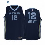 Camiseta NBA Ninos Memphis Grizzlies Ja Morant Marino Icon 2020