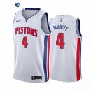 Camisetas NBA de Detroit Pistons Evan Mobley Nike Blanco Association 2021-22
