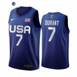 Camisetas NBA de Kevin Durant Juegos Olímpicos Tokio USMNT 2020 Azul