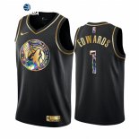 Camisetas NBA de Minnesota Timberwolvs Anthony Edwards Negro Diamante 2021-22