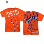 T- Shirt NBA New York Knicks Bobby Portis Naranja