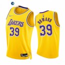 Camisetas NBA de Los Angeles Lakers Dwight Howard 75th Season Diamante Amarillo Icon 2021-22