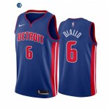 Camiseta NBA de Detroit Pistons Frank Jackson Azul Icon 2021