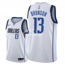 Camisetas NBA de Jalen Brunson Dallas Mavericks Blanco Association 2018