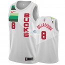 Camisetas NBA Edición ganada Milwaukee Bucks Matthew Dellavedova Blanco 2018/19
