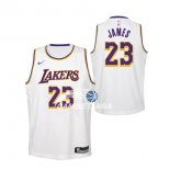 Camiseta NBA Ninos L.A.Lakers Lebron James Blanco Association 18/19