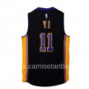 Camisetas NBA de Yi Los Angeles Lakers Negro