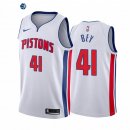 Camiseta NBA de Saddiq Bey Detroit Pistons NO.41# Blanco Association 2020-21