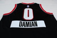 Camisetas NBA Portland Trail Blazers 2014 Navidad Damian Negro