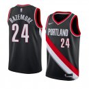 Camisetas NBA De Portland Trail Blazers Kent Negro Icon 2019-20