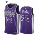 Camisetas NBA 2020 Navidad Sacramento Kings Richaun Holmes Purpura