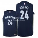 Camisetas de NBA Ninos Memphis Grizzlies Dillon Brooks Marino Icon 2018
