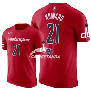Camisetas NBA de Manga Corta Dwight Howard Washington Wizards Rojo 17/18