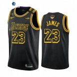 Camisetas NBA L.A.Lakers LeBron James 2020 Campeones Finales Negro Mamba