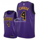 Camisetas NBA de Alex Caruso Los Angeles Lakers Nike Púrpura Ciudad 18/19