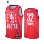 Camisetas NBA 2022 All Star NO.32 Karl Anthony Towns Rojo