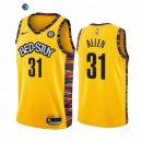 Camiseta NBA de Jarrett Allen Brooklyn Nets Amarillo Ciudad 2019-20