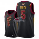 Camisetas NBA Cleveland Cavaliers JR. Smith 2018 Finales Negro Statement Parche
