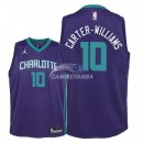 Camiseta NBA Ninos Charlotte Hornets Michael Carter Williams Púrpura Statement 2018