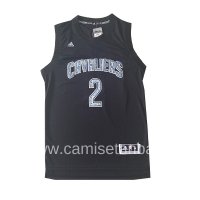 Camisetas NBA de Kyrie Irving Cleveland Cavaliers Negro Diamante