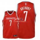 Camisetas de NBA Ninos Houston Rockets Carmelo Anthony Rojo Icon 2018