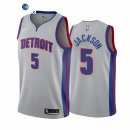 Camisetas NBA de Detroit Pistons Frank Jackson Nike Gris Statement 2021-22