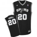 Camisetas NBA de Manu Ginobili San Antonio Spurs Rev30 Negro