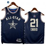 Camisetas NBA 2024 All Star NO.21 Joel Embiid Azul