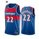 Camisetas NBA Nike Washington Wizards NO.22 Brad Wanamaker 75th Azul Ciudad 2021-22