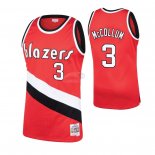 Camisetas NBA Portland Trail Blazers C.j. Mccollum Rojo Hardwood Classics