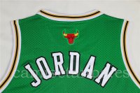 Camisetas NBA de Michael Jordan Chicago Bulls Verde